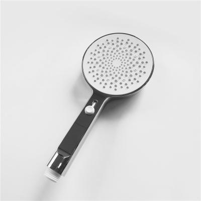 China Push Button To Control Functions 5 Functions Brand New ABS Hand Rain Shower Head for sale