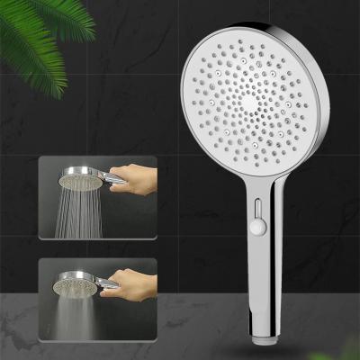 China Push Button To Control New Design Black Bathroom Tub Transparent Handheld Pressure Water Faucet With Hand Shower for sale