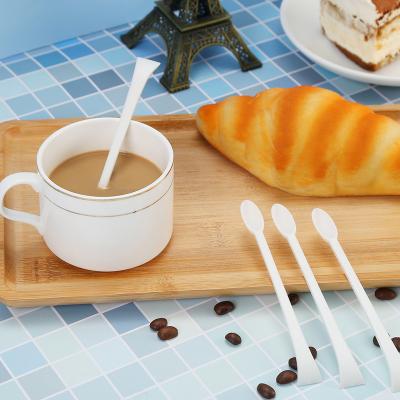 China Quanhua Viable Alternative to ECO CPLA Plastic Biodegradable Disposable Teaspoon for sale