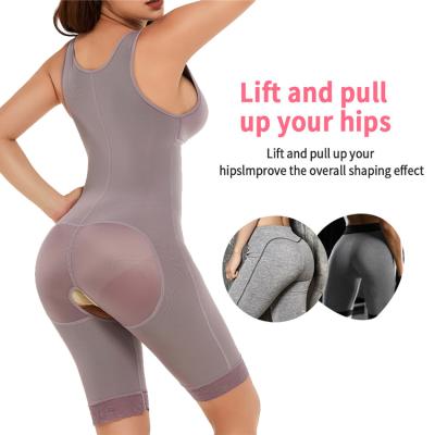 China Factory Fajas Colombianas 6xl Invisible Body Shaper Butt Lifter Antibacterial Colombian Panties Sculpting Jumpsuit Shapewear For Women for sale