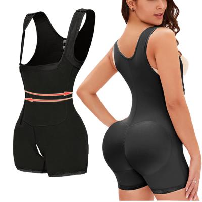 China Antibacterial Hot Selling Full Body Clothes Shaper With Hip Pads Shapewear Belt Women Private Body Shaper for sale