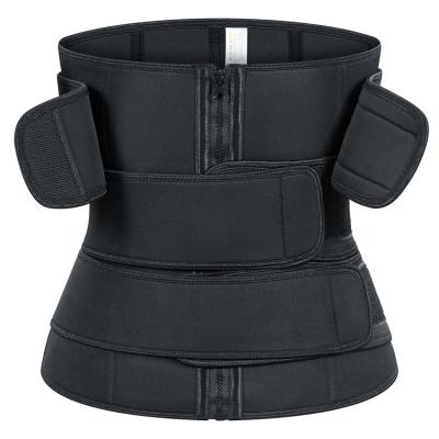 China Antibacterial Slim Waist Trainer Lower Back Support Brace Slimming Sweat Shaper Waist Trainer Hot Belt For Weight Loss for sale