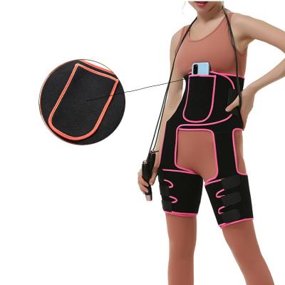 China Antibacterial Thigh Body Shaper Butt Lifter Compression Thigh Trainer Eraser Waist And Thigh Trimmer For Workout for sale