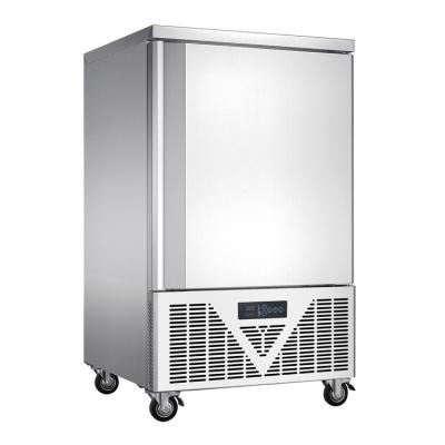 China Single-Temperature 10 Trays Good Quality Blast Freezer Shock Chiller Freezer For Ice Cream Meat for sale