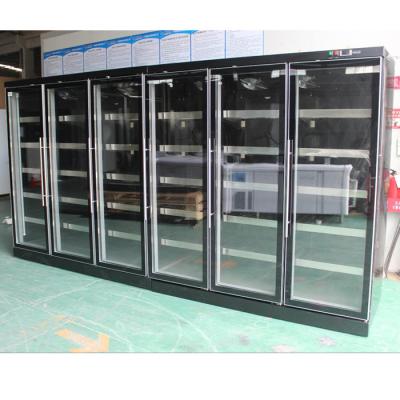 China Normal Single-temperature .3000L 6 Door 5 Layers Cabinet-Remote Type Display Shelf Refrigerator Without Cooling System for sale