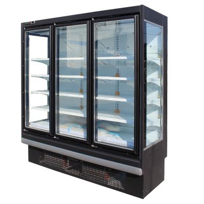 China New Style Single-Temperature Display Cabinet Refrigerated Refrigeration Equipment Launched Beer and Beverage Glass Door Fridge Freezer for sale