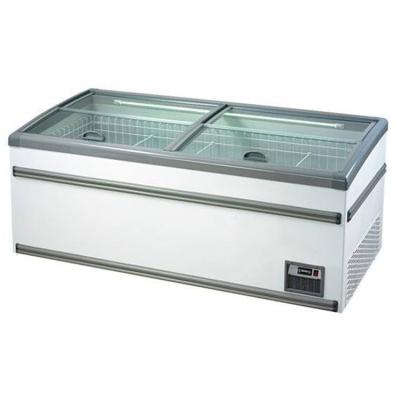 China Single-temperature 2m Island Freezer Supermarket Display Refrigeration for sale