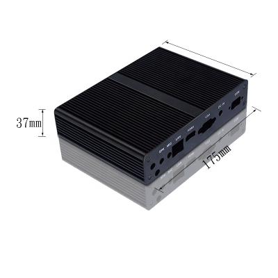 China ITX Industrial Electrical Enclosure Custom Aluminum Computer Box Industrial Control Case For Electronics for sale