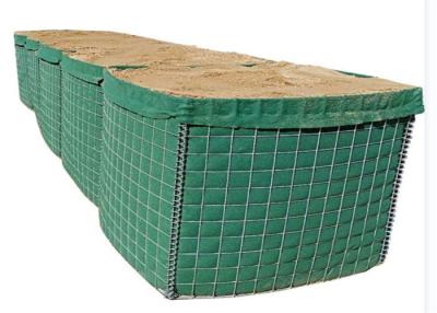 중국 3x3 밀리터리 Hesco Barriers Square Green Geo 섬유 샌드백 판매용