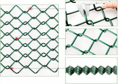 China Galvanised Chain Link Fencing / Chain Link Security Fence For Animal Protecting for sale