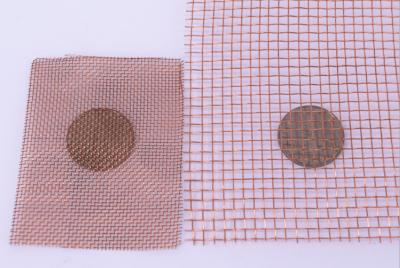 China 1m width Rf Shielding 99.99% Pure Red fine copper mesh for sale