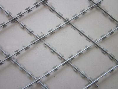 China BTO-22 Welded Razor Wire Mesh , Flat Wrap Razor Barbed Tape Non Climbing for sale