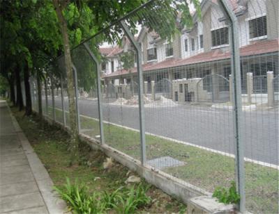 China Heavy Duty Wire Mesh Fence Powder Coated Metal Mesh Fence In Garden for sale