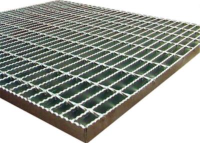 China Serrated Metal Walkway Anti Slide Welded Steel Bar Grating for sale