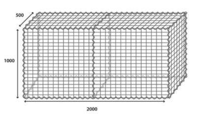 China Landscaping Residential Decorative Welded Gabion Basket Hot Dip Galvanised for sale