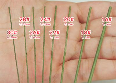 China 36cm length Bwg22 wire diameter Artificial Flower Stem Decoration Wire for sale