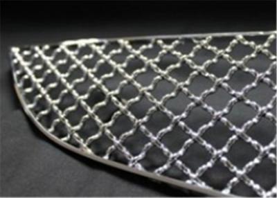 China armadura llana gruesa Mesh For Car Grille prensado de acero inoxidable de 2.5m m en venta