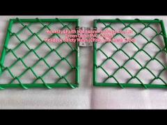 Green PVC Coated Helideck Safety Net (Chain Link Mesh Type) for high safety protection