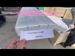 0.8mm Thickness 4M Length White Color Wind Protection Screen Packing In wooden Box