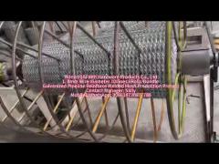 1.8MM Wire Diameter 10Lines 6Rolls Per Bundle Galvanized Pipeline Reinforce Welded Mesh Production P