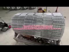 1.8MM Wire Diameter 10Lines 6Rolls Per Bundle Galvanized Pipeline Reinforce Welded Mesh Packing In B