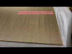 Export Brass Decorative Mesh Product Details and Packing way
