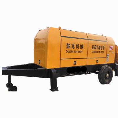 China Construction worksÂ   Suitable Quality Price Yellow Trailer Small Price Guaranteed Concrete Pump Truck for sale