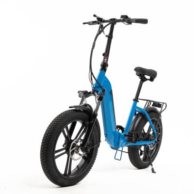 China Chinese Wholesale Stylish Aluminum Alloy Shape 250w 36V Fat Tire Bike Folding Foldable Electric Bicycle for sale