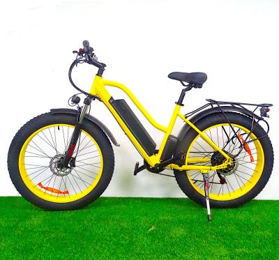 China Fat tire 26inch motor aluminum alloy 750w 48v electrica electric mtb fat tire snow bicicleta bike for sale