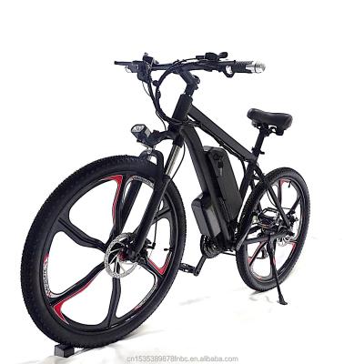 China Aluminum Alloy Adult 26 Magnesium Wheel 500w 48v Motor 10.5Ah Battery Mountain Bike Electric Bicycle for sale