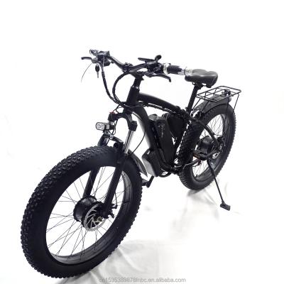 China Aluminum Alloy Lithium Battery 17.5Ah 50kmh Dual Tire 1000w 2wd Electric Fat Bike Motors Dual E Bike for sale