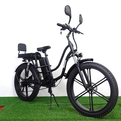 China Aluminum alloy 48v 500w motor 15AH 26 wheel magnesium electric city bike battery bicycle china cargo ebike for sale