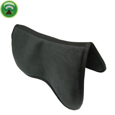 China Packing horse saddles porcelain wool felt saddle pad, horse pad with sponge\horse satteldecken for sale