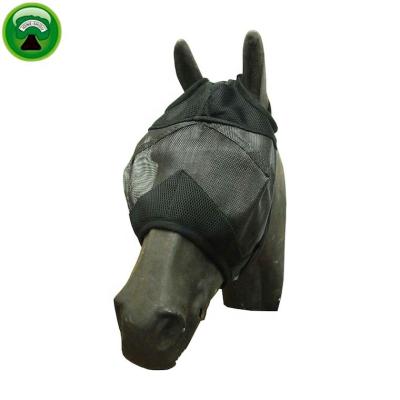 China Horse Training Net 3 Colors PVC Flymask For Horse With O Ears for sale