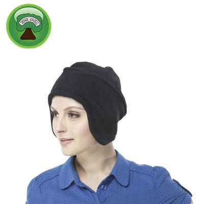 China Breathable Warm Black Colored Fleece Men Head Warmer For Skiing for sale