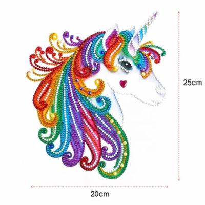 China Diamond Painting Stickers Kids Modern 5D DIY Art Craft Cartoons and Unicorn Painting with Diamonds Paint by for sale