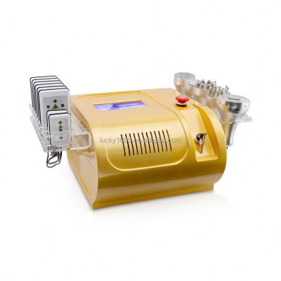 China Weight Loss Multifunctional 8 in 1 Cavitation Vacuum Laser RF Skin Tightening Body Slimming Massager Machine for sale