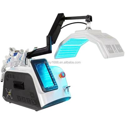 China Microcurrent Facial Pigment Removal Skin Care RF Device 7 Tone Color Led Face Therapy Machine for sale