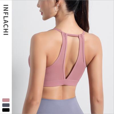 China New Model OEM Wholesale Women Low MOQ Breathable Fitness Wear Hot Yoga Wear Sports Bra Yoga Bra for sale