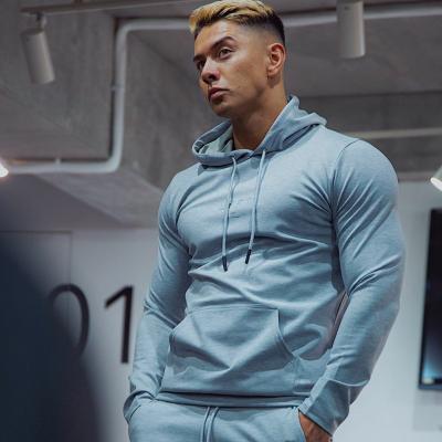 China 2021 White Cotton Hot Sale OEM Sweatshirt Breathable Hooded Men Jogging Wear Sportswear Hoodies for sale