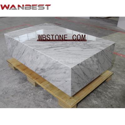 China Custom Size End Coffee Cocktail Desk Rest Lounge Table White Marble Desk Custom Design for sale