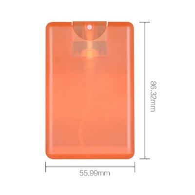 China Personal Care 20ml Rectangle Shape Colorful Credit Card Spray Bottle For Perfume for sale