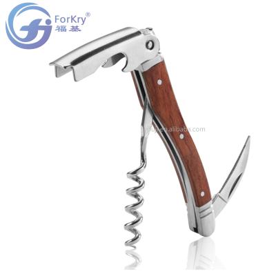 China FORKRY High Quality Gift Stocked Hot Sale Stainless Steel Wine Opener Custom Single Lever Corkscrew for sale