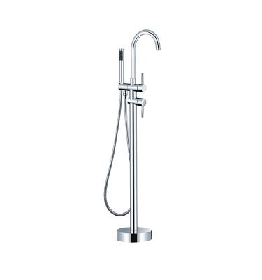 China Without Sliding Bar New Floor Type Bath Shower Hot Selling Standing Mounted Free Standing CUPC Bath Shower Mixer for sale