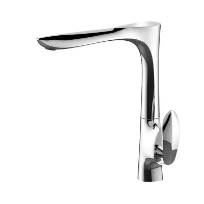 China Hot Sense Faucets Amazon Sale Chrome Fashion Faucet Kitchen Sink Faucets for sale