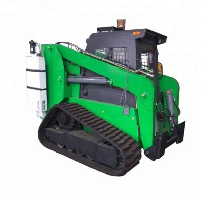 China China factory 100hp big power crawler skid steer loader with 0.47m3 water box spray system for sale