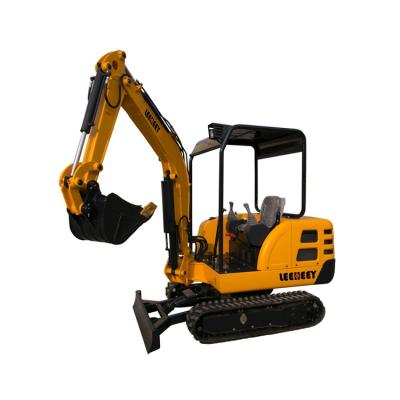 China Laidong Engine Leeheey LH22 Excavator Machine With Iron Track 0.1cbm for sale