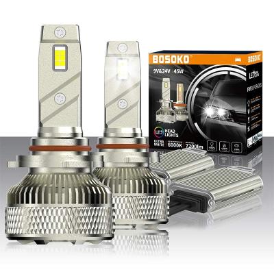 China CARALL Car H4 LED Headlight Bulbs, 250% High Brightness, 6000K Cool White IP68 Aveo Waterproof LED Headlight Conversion Kit for sale