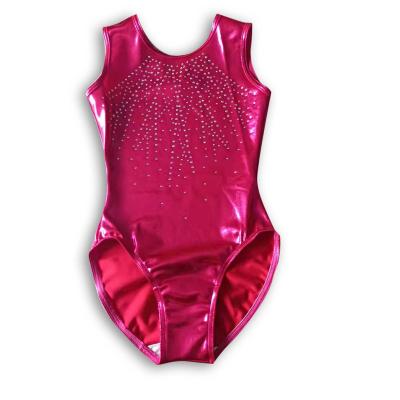 China Leotard Stockings Leotard Tights , Short Sleeve Girls Tracking Gymnastics Leotard for sale