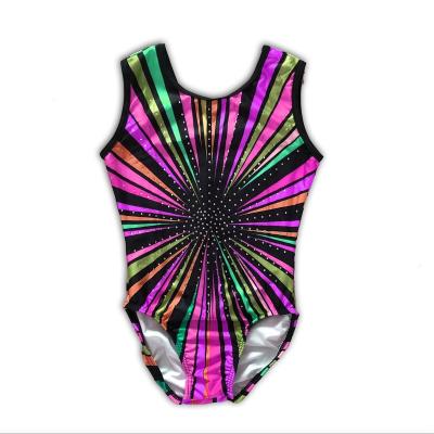 China custom made leotard tights gymnastics logo leotard embroidery sublimation lycra leotard tights custom made for sale